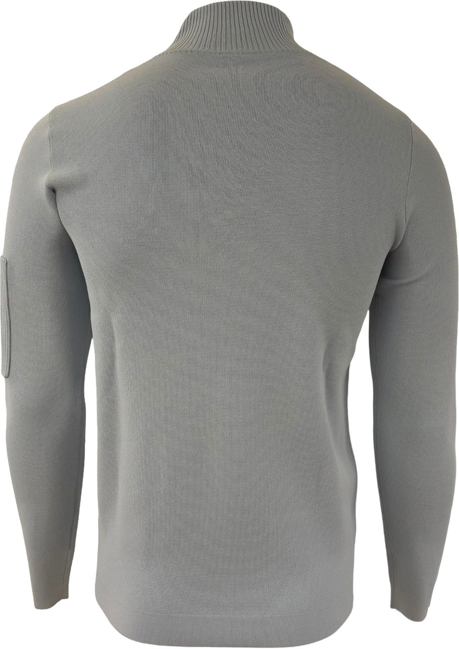 Genti zippullover lichtblauw Blauw