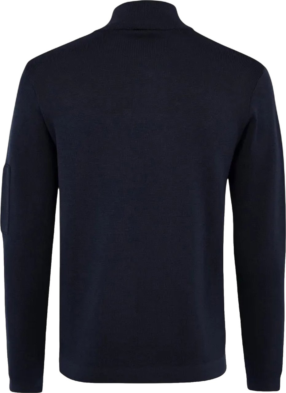 Genti zippullover navy Blauw