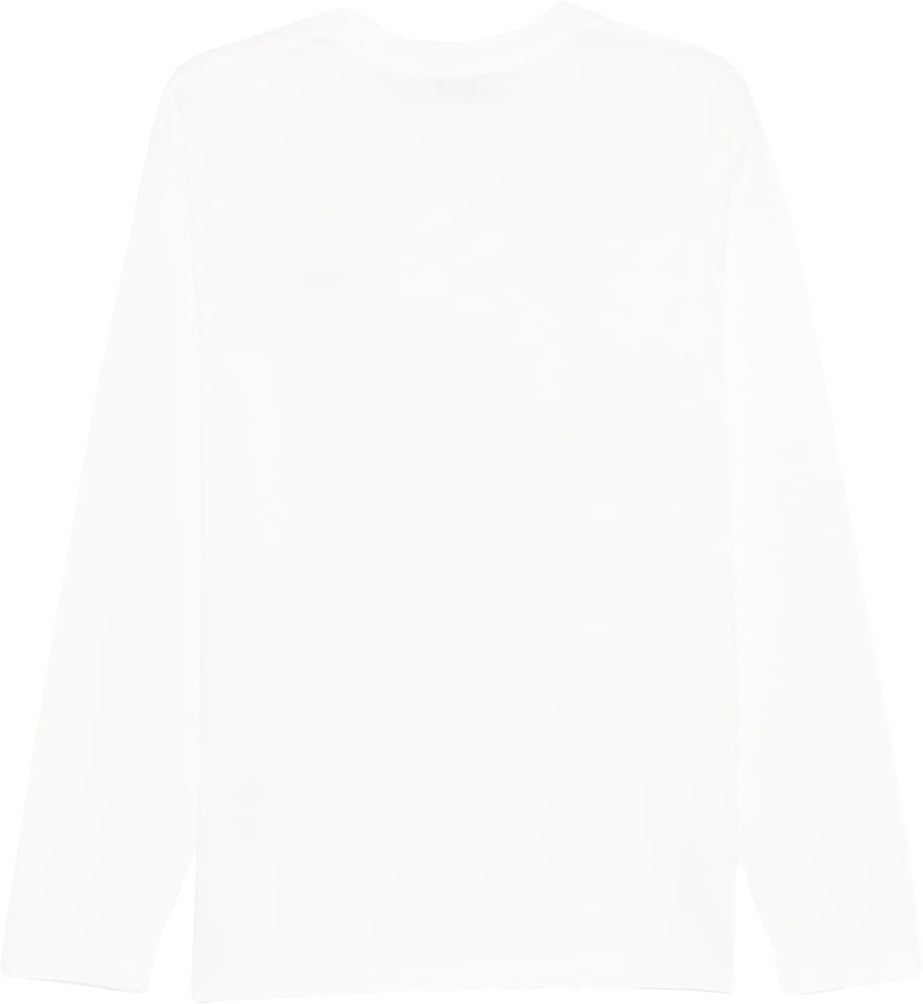 Autry t-shirt lange mouwen wit Wit