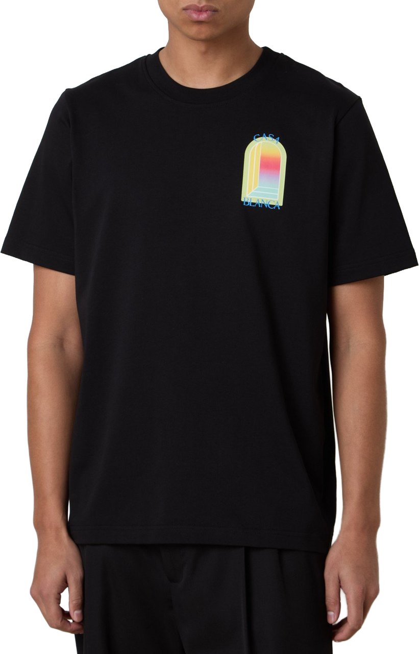 Casablanca t-shirt black Zwart