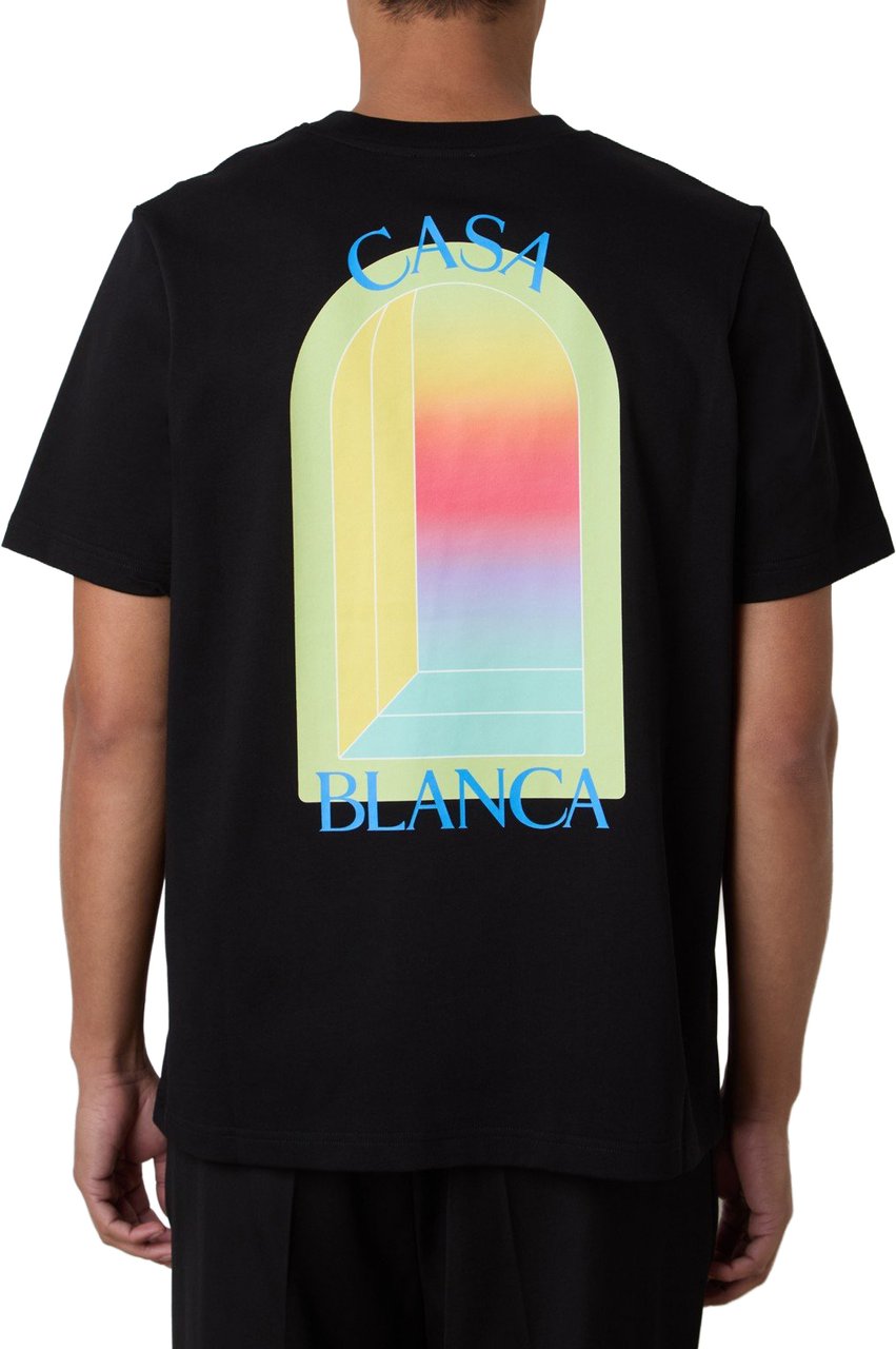 Casablanca t-shirt black Zwart