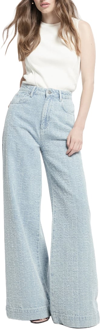 Homage to Denim jeans distressed Blauw