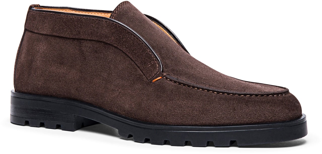 Santoni Instapschoen Bruin Bruin