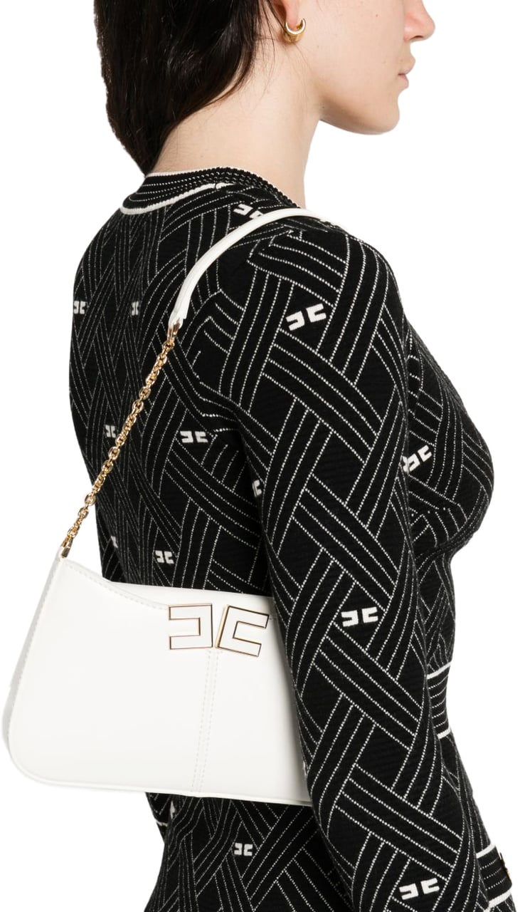 Elisabetta Franchi Bags Ivory Wit