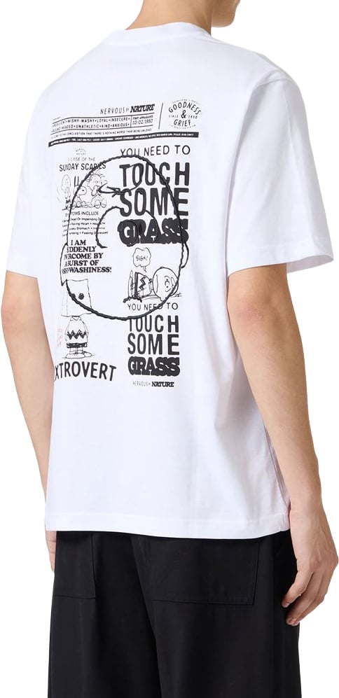 Iceberg T-shirt White Backprint Wit