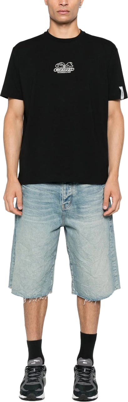 Iceberg T-shirt Black Zwart