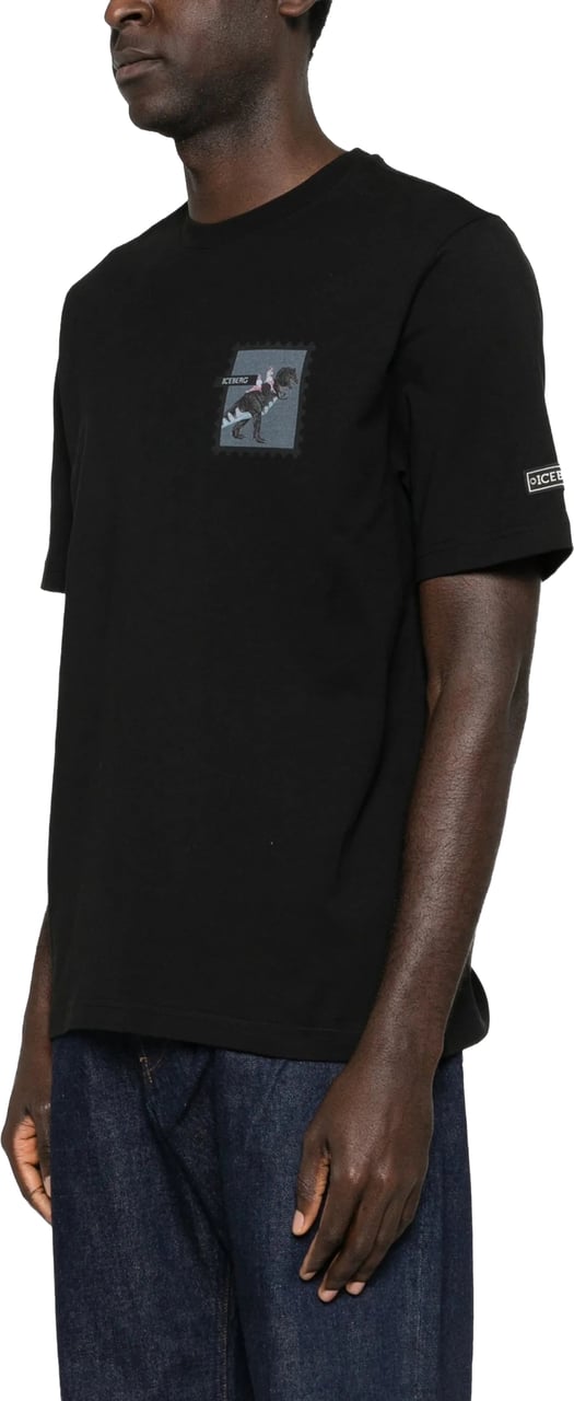 Iceberg T-shirt Black Zwart
