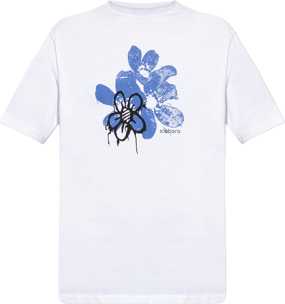 Iceberg Flower T-shirt Wit