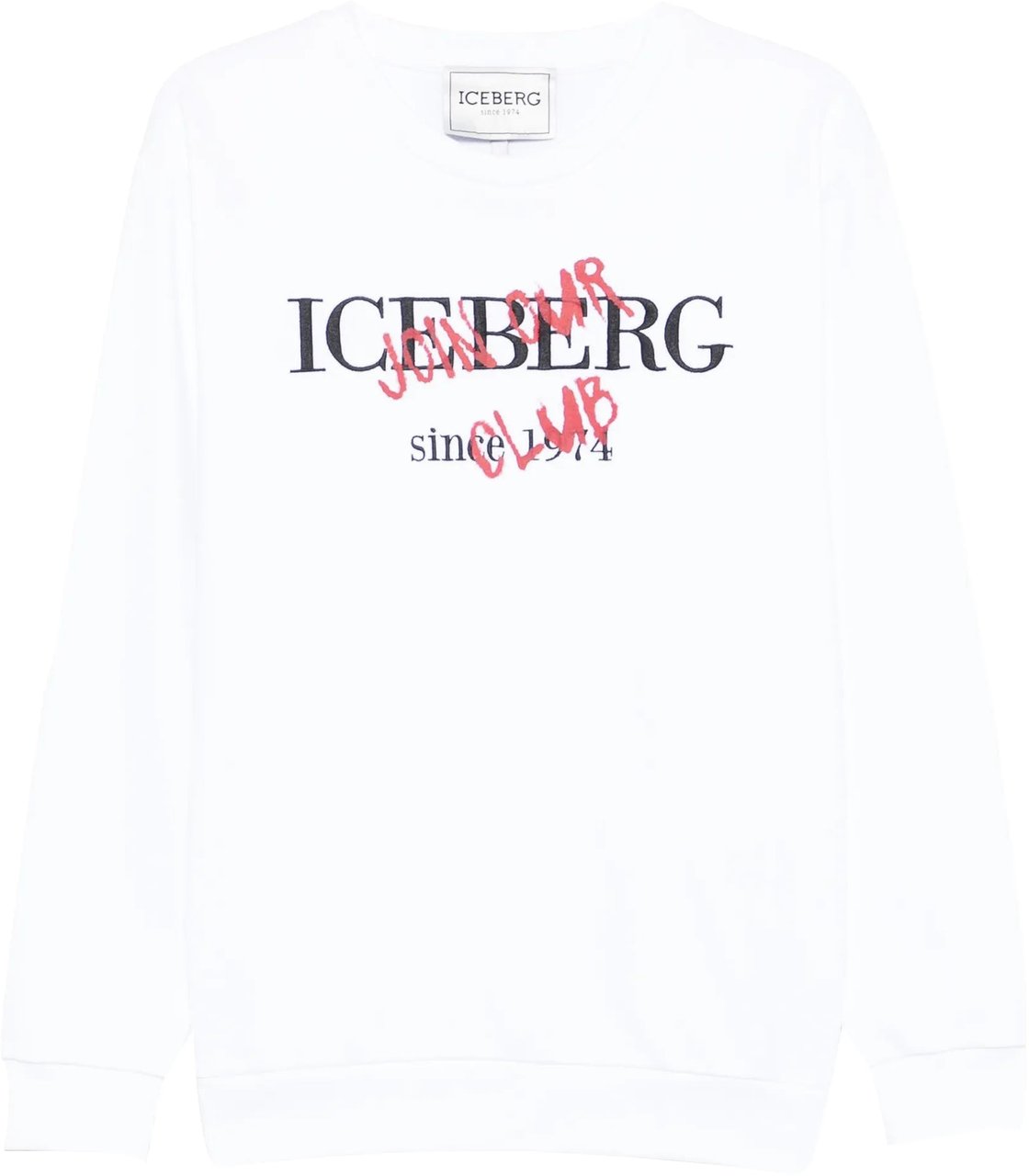 Iceberg Sweater White/Red Wit