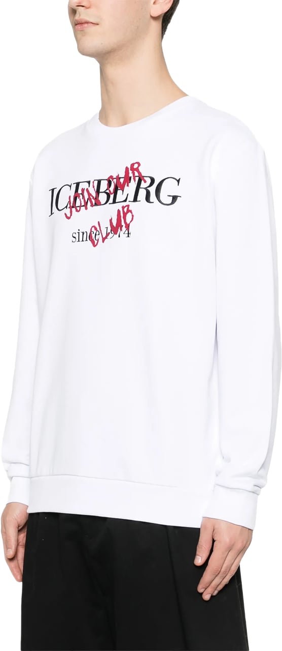 Iceberg Sweater White/Red Wit