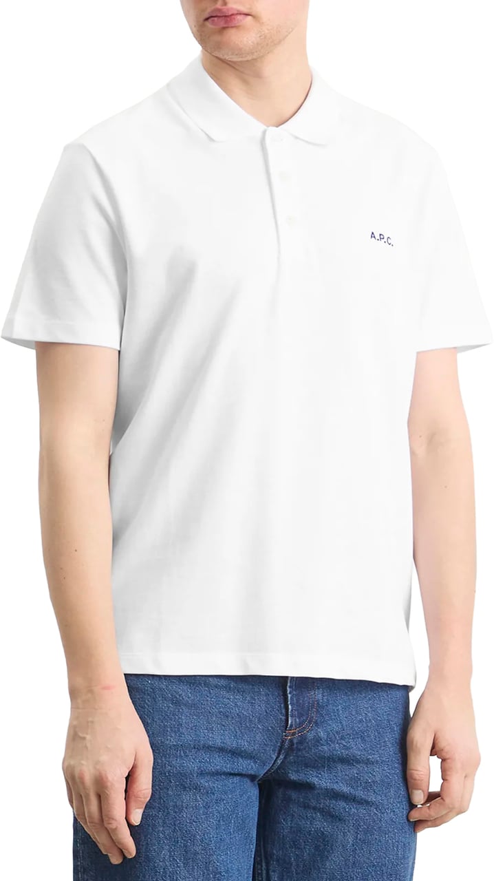 A.P.C. polo wit Wit