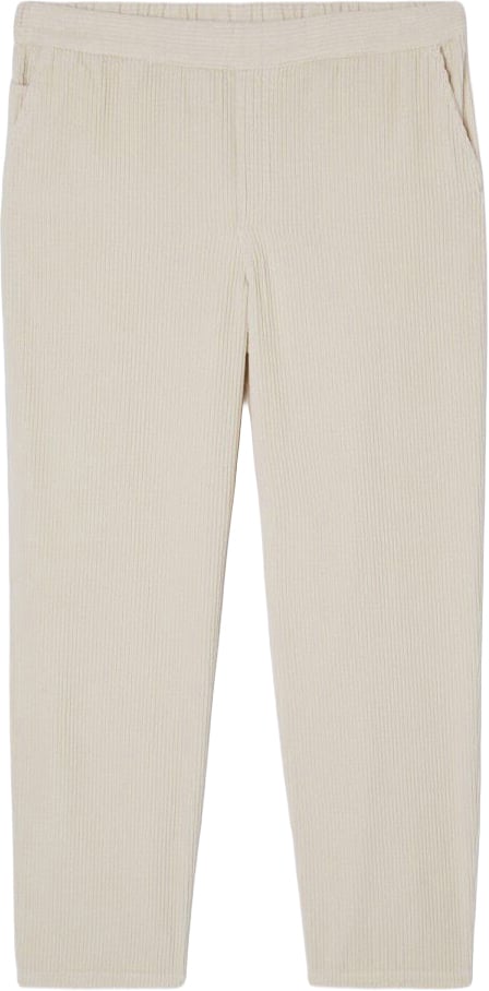 American Vintage broek velours ecu Wit