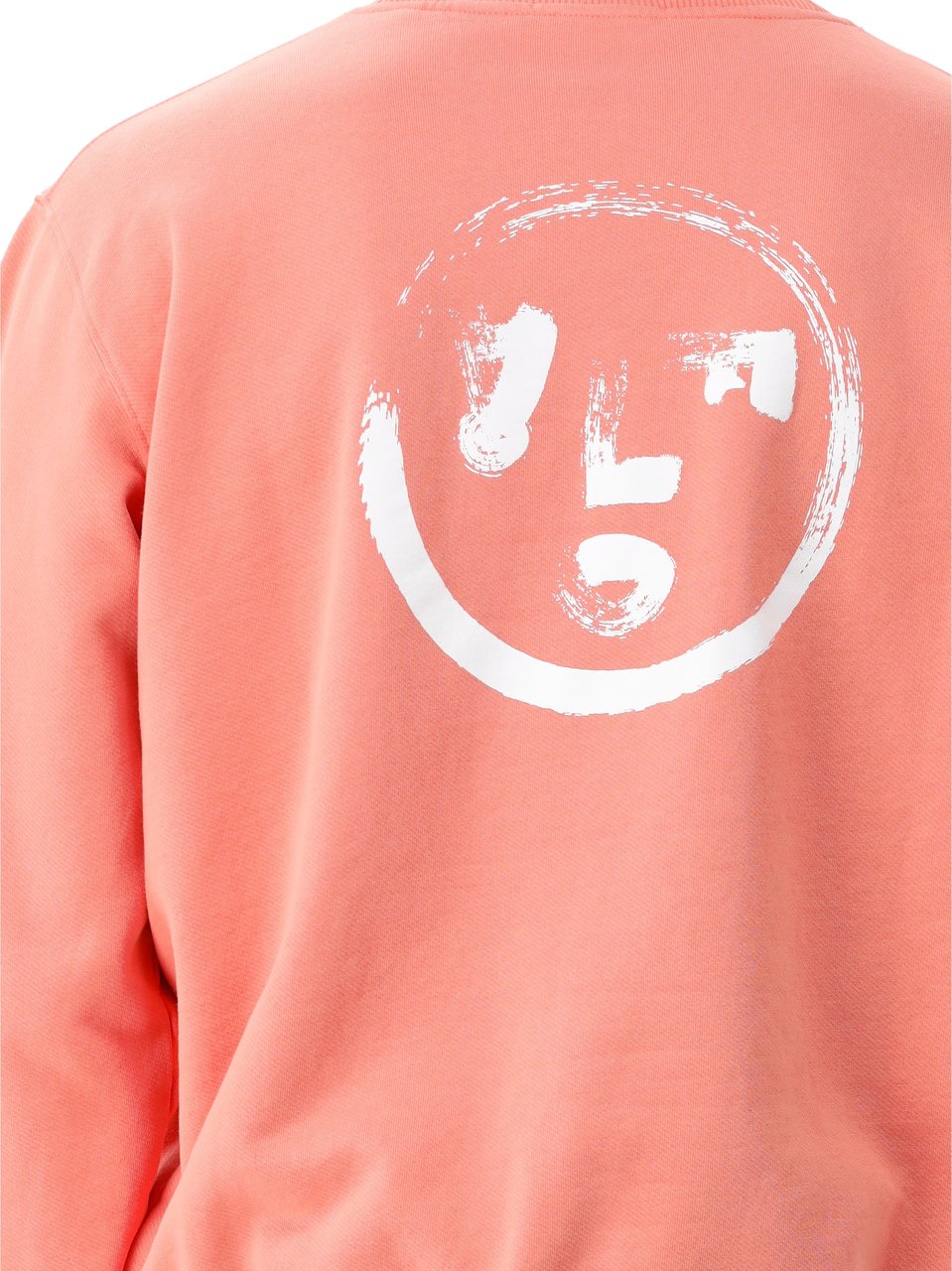 ØLÅF Olaf Brushstroke Face Crewneck Sweaters Khaki M240203 Groen