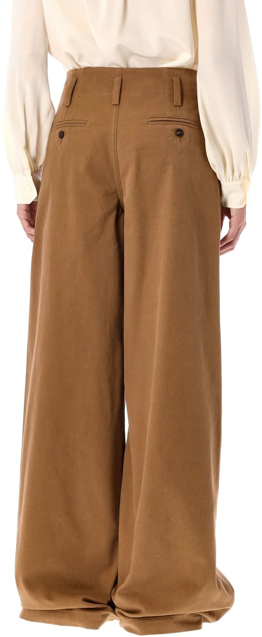 Chloé Trousers Brown Bruin
