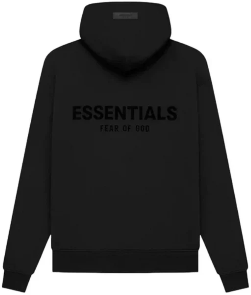 Fear of God Fear of God Essentials Limo Black Hoodie Divers