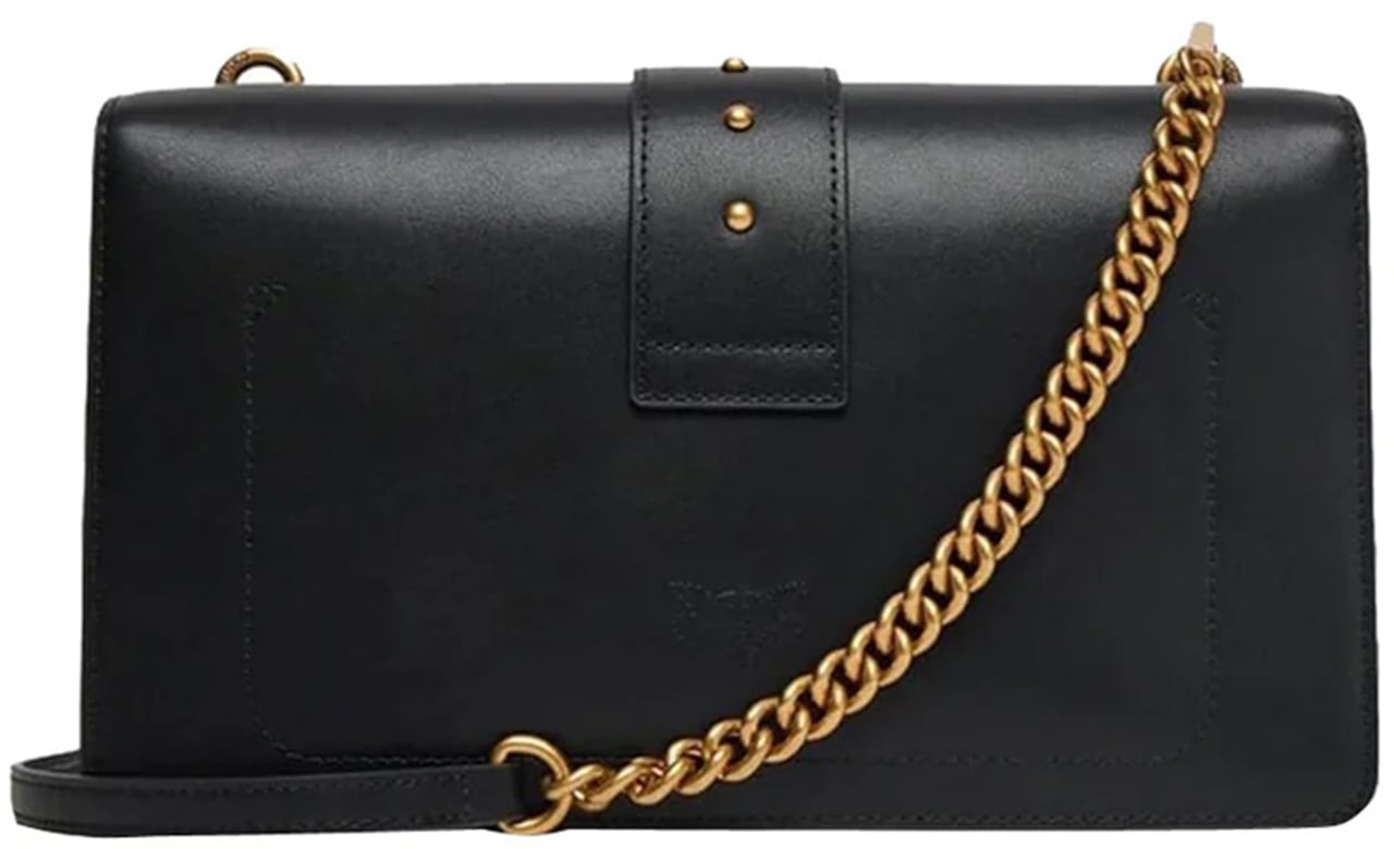 Pinko Bags Neroantique Gold Zwart