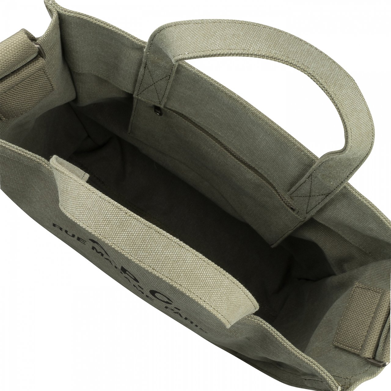 A.P.C. Tote bag Cabas Recuperation khaki Groen