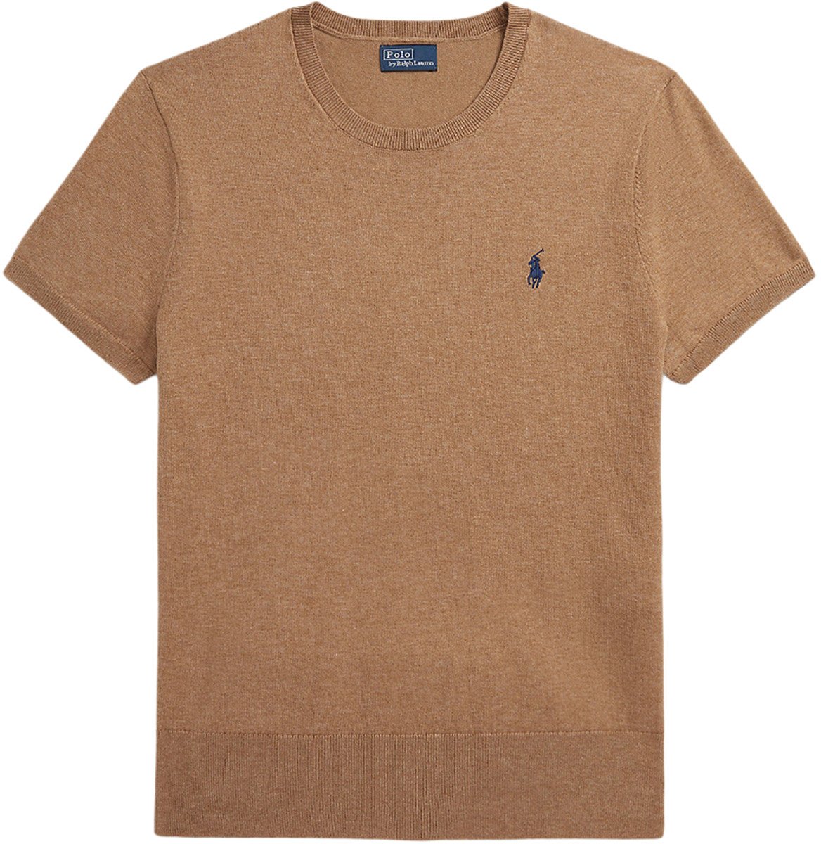 Ralph Lauren Sweater korte mouw bruin Bruin