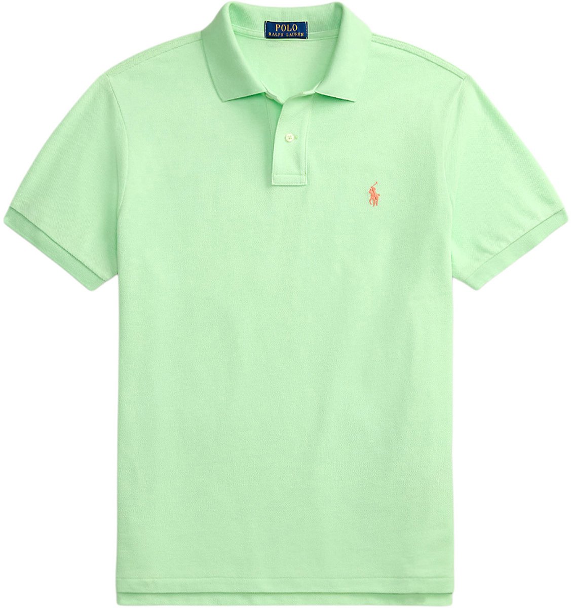 Ralph Lauren Polo custom slim fit lichtgroen Groen