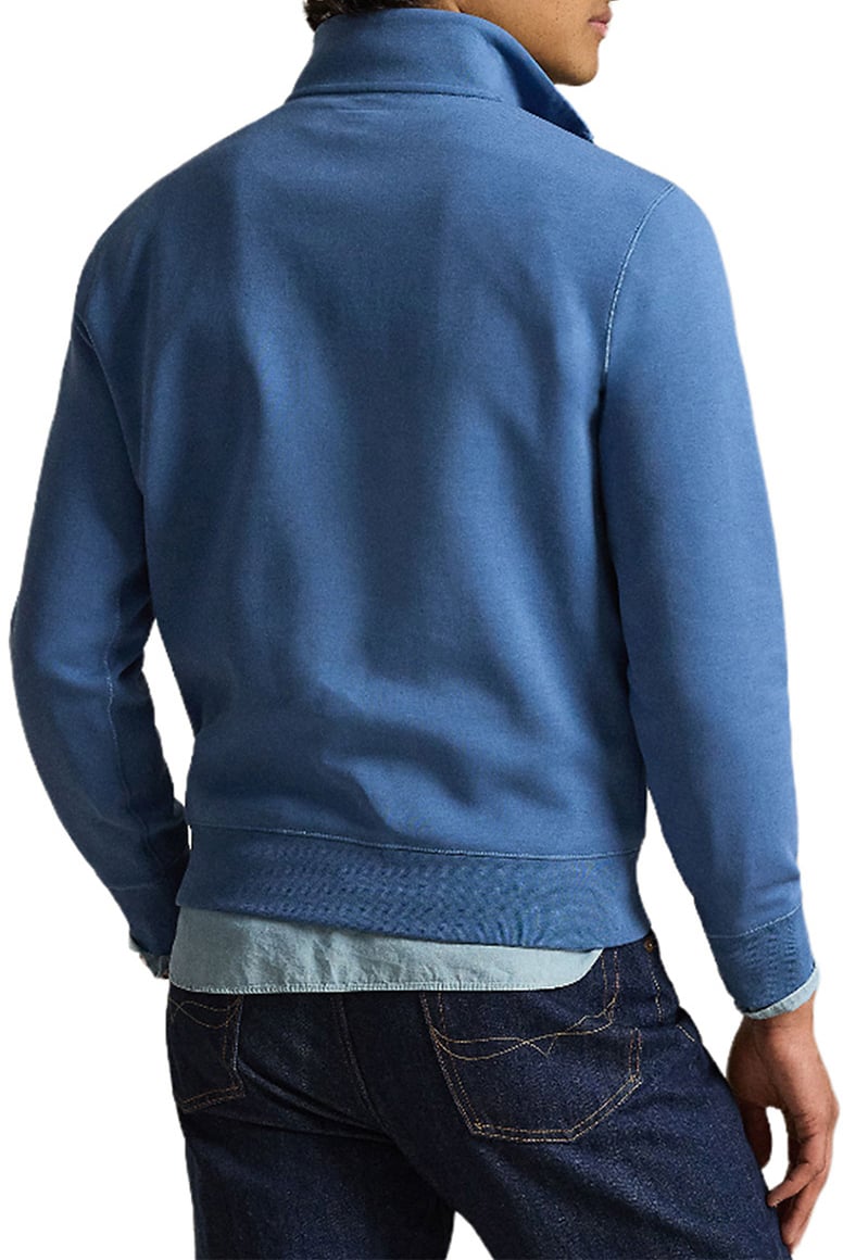 Ralph Lauren Half zip sweater blauw Blauw