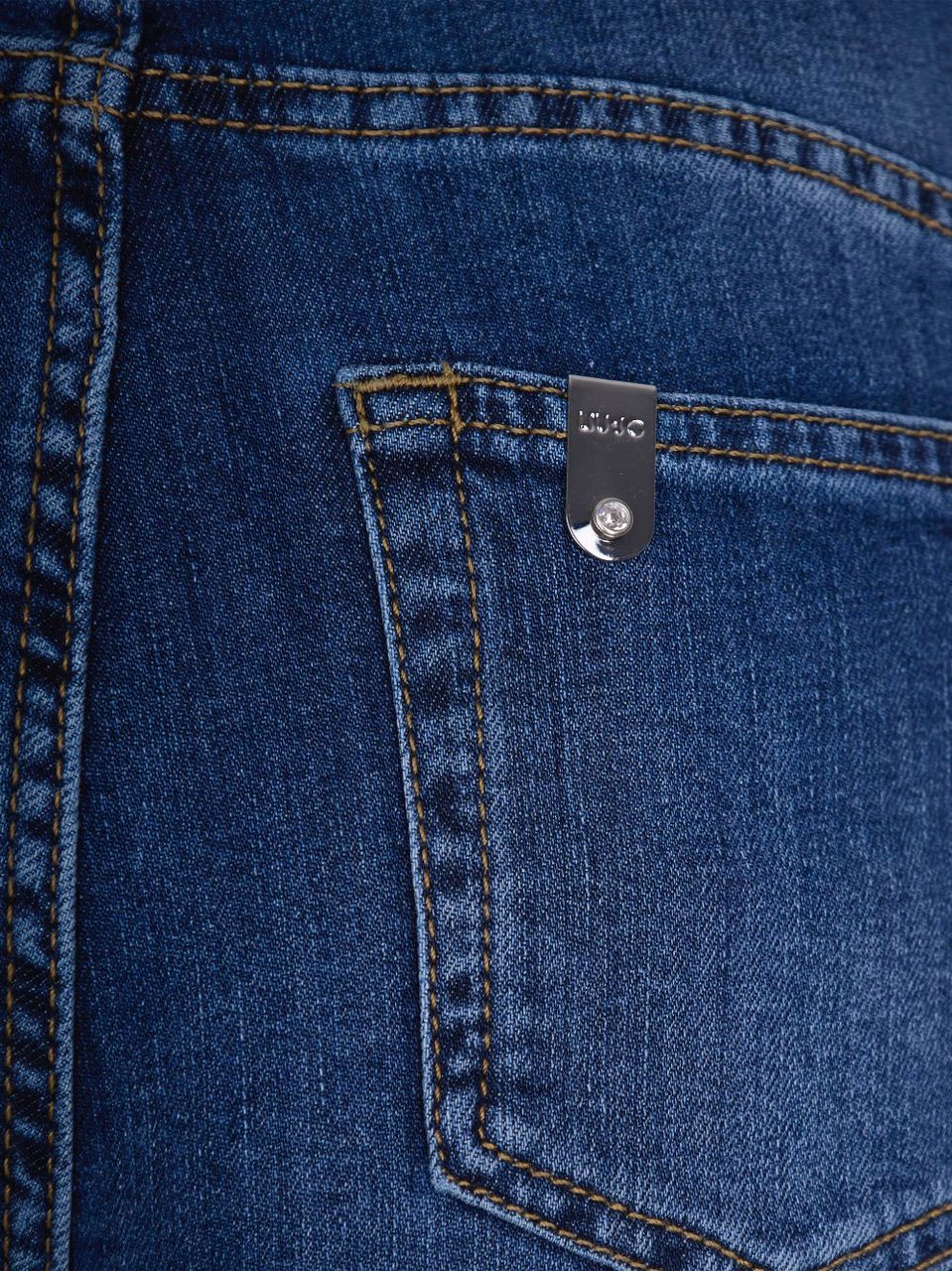 Liu Jo Jeans Den.Blue Dk.Buttons Blauw