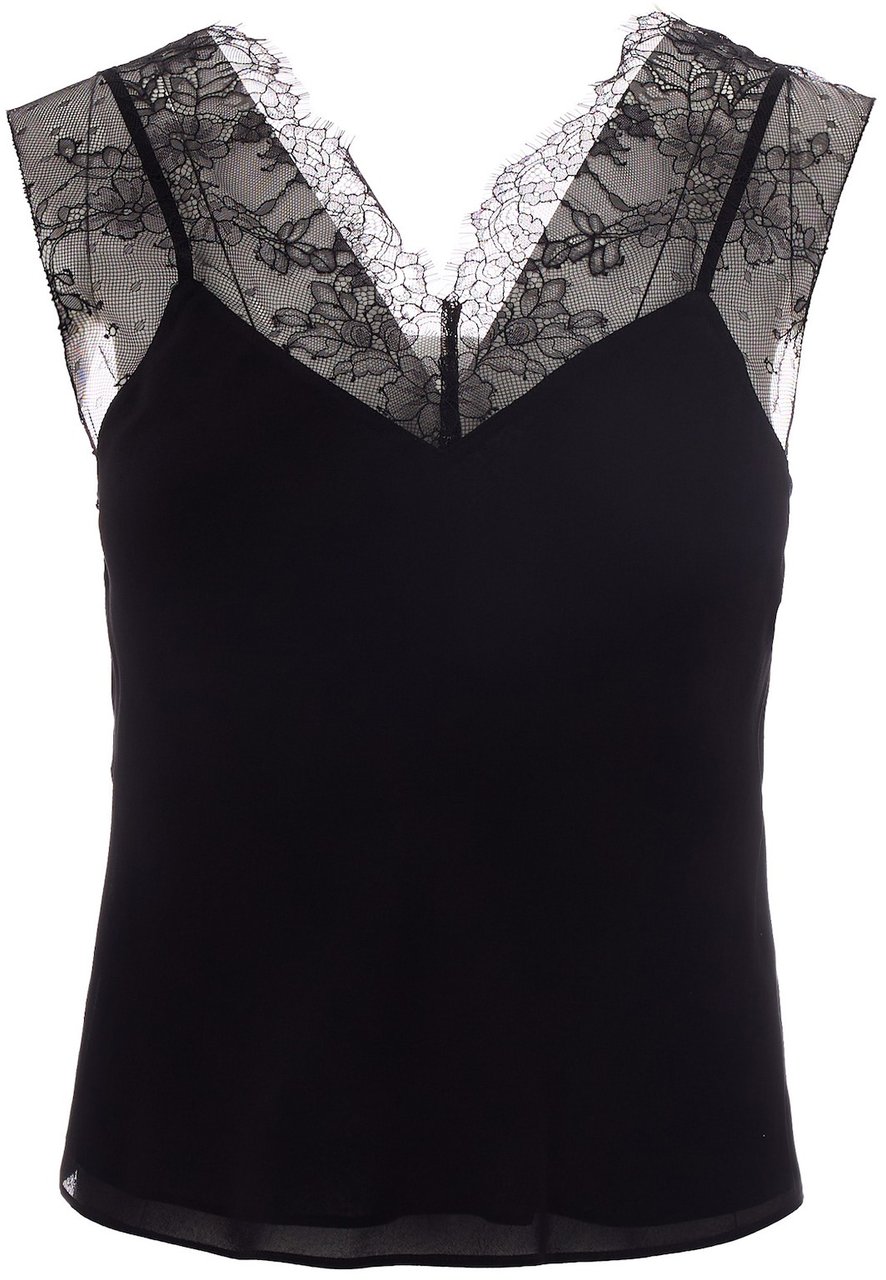 Patrizia Pepe Top Black Zwart
