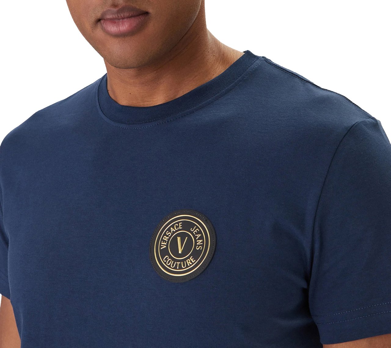 Versace Jeans Couture Logo T-shirt Blue Blauw
