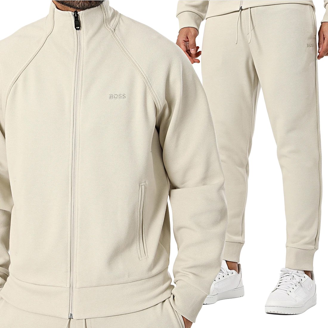 Boss Tracksuit Beige Beige