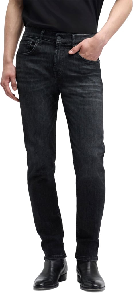 7 For All Mankind Slimmy Tapered Starry Zwart