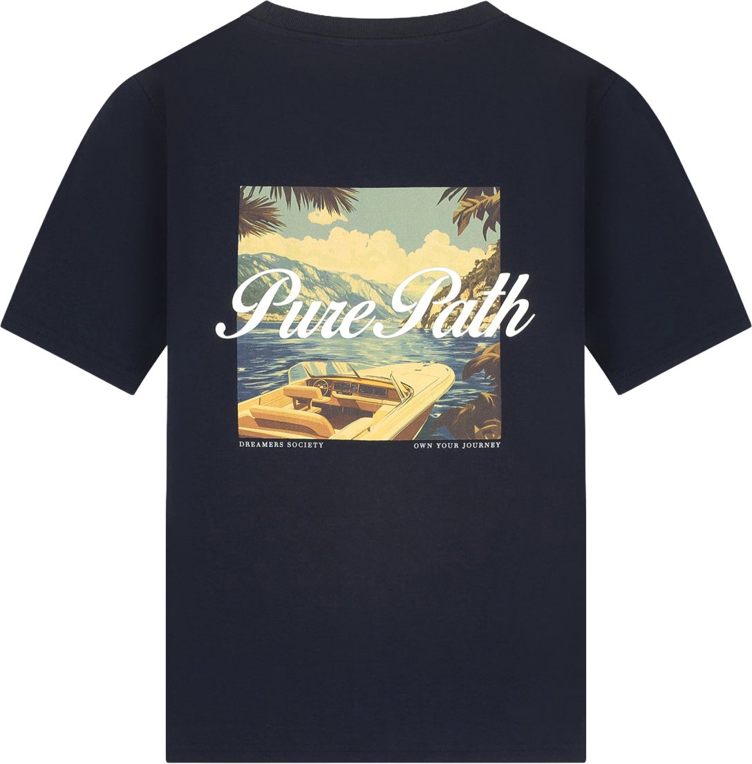 Pure Path Riva View T-shirt Blauw