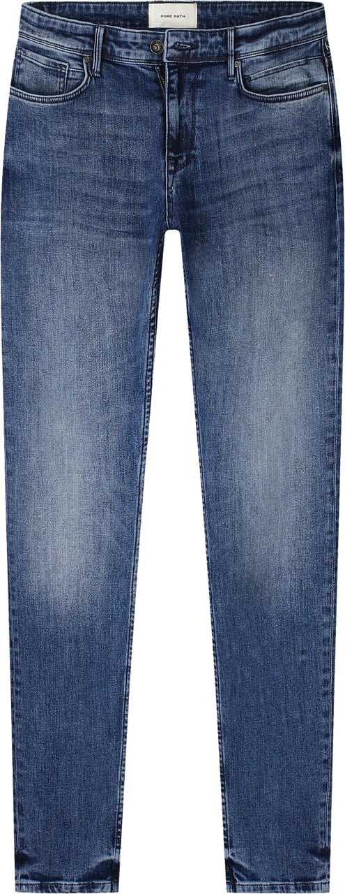 Pure Path The Jone Skinny Fit Jeans Blauw
