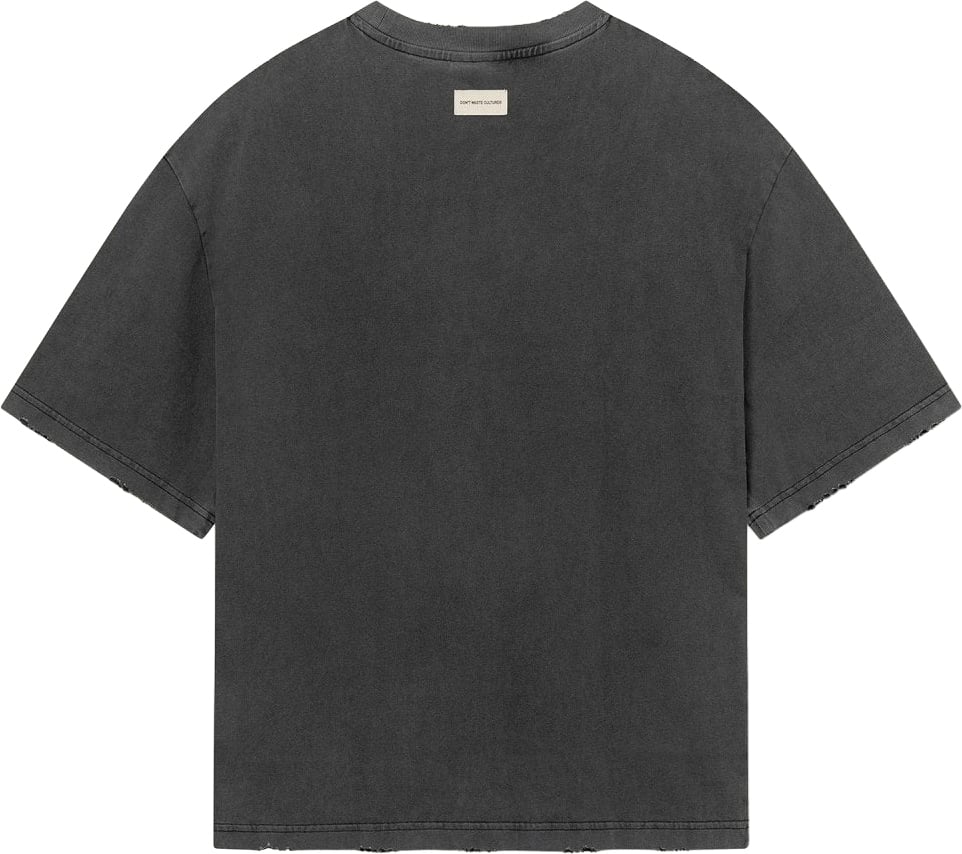 Don't Waste Culture Veyric T-shirt Washed Black Grijs