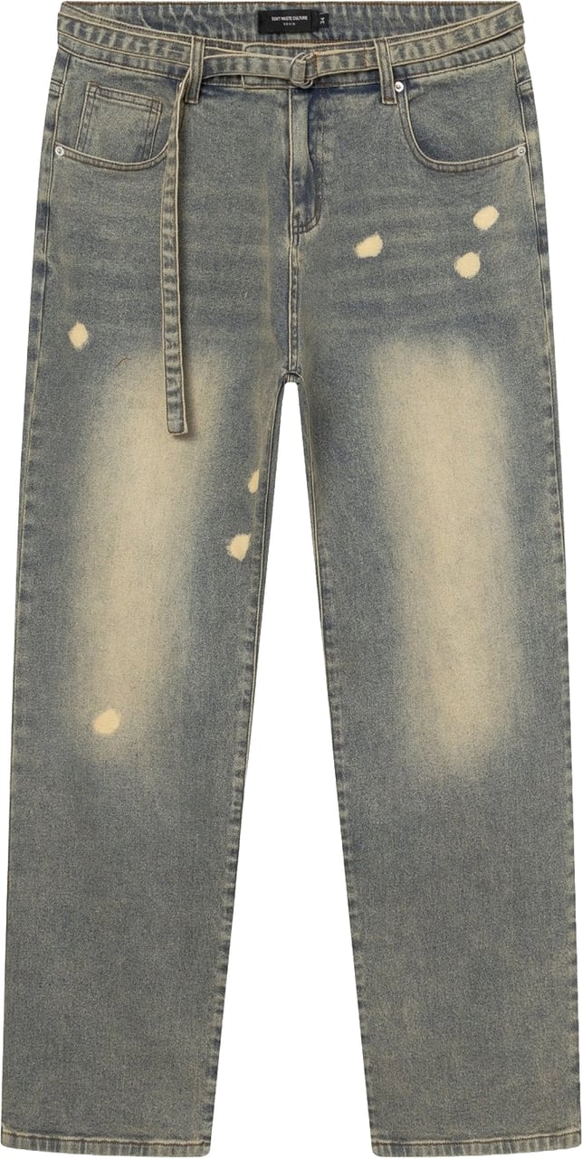 Don't Waste Culture Dorvane Jeans Pale Blue Blauw