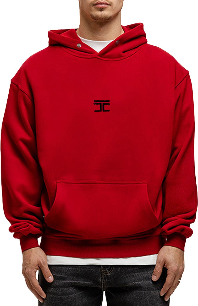 JORCUSTOM Artist Oversized Hoodie Red Rood