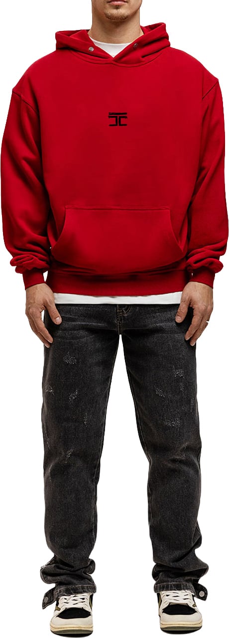 JORCUSTOM Artist Oversized Hoodie Red Rood