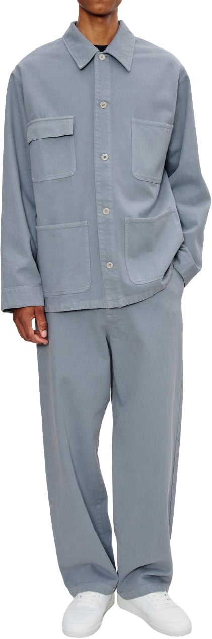 A.P.C. shirtjacket blue Blauw