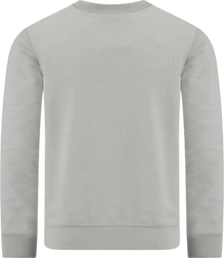 A.P.C. sweater grey blue logo Blauw