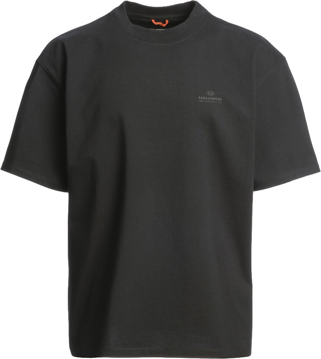 Parajumpers t-shirt reg black Zwart