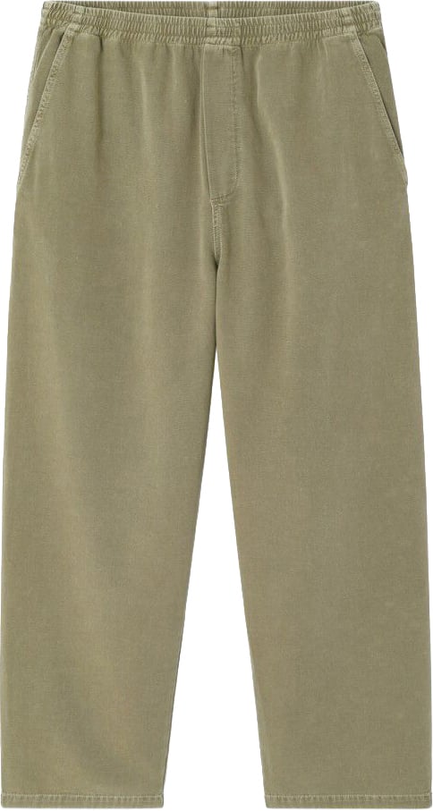 American Vintage broek katoen Khaki Groen