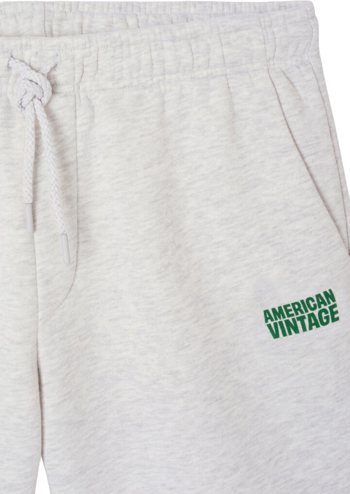 American Vintage short grijs logo Grijs