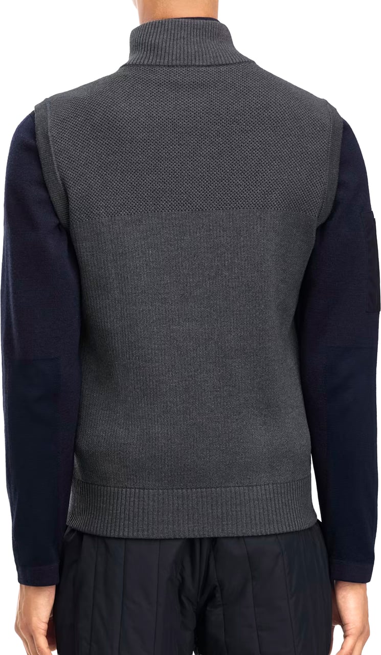 Canada Goose bodywarmer hybridge knit vest Grijs