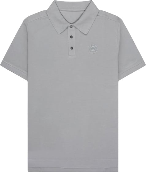 Canada Goose polo grey piquet Grijs