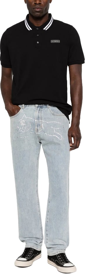 Iceberg Polo Black Zwart