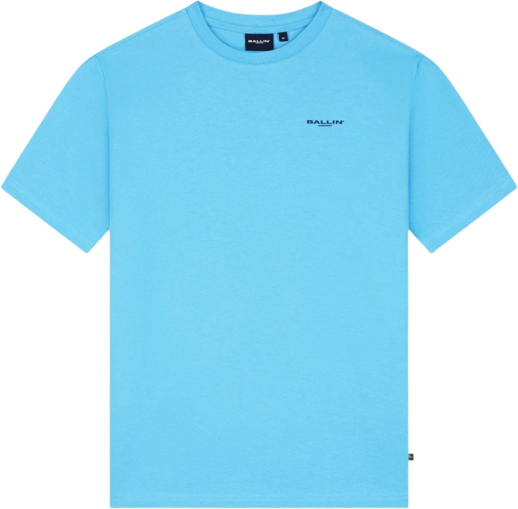 Ballin Amsterdam Floral Bouquet T-shirt Blauw