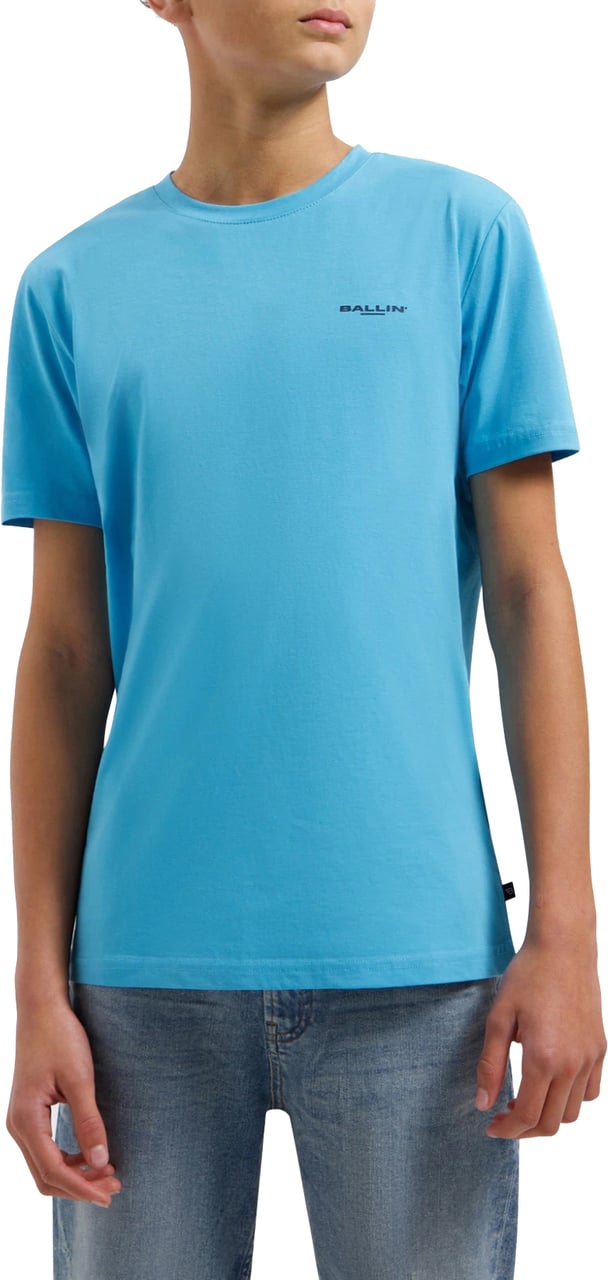 Ballin Amsterdam Floral Bouquet T-shirt Blauw