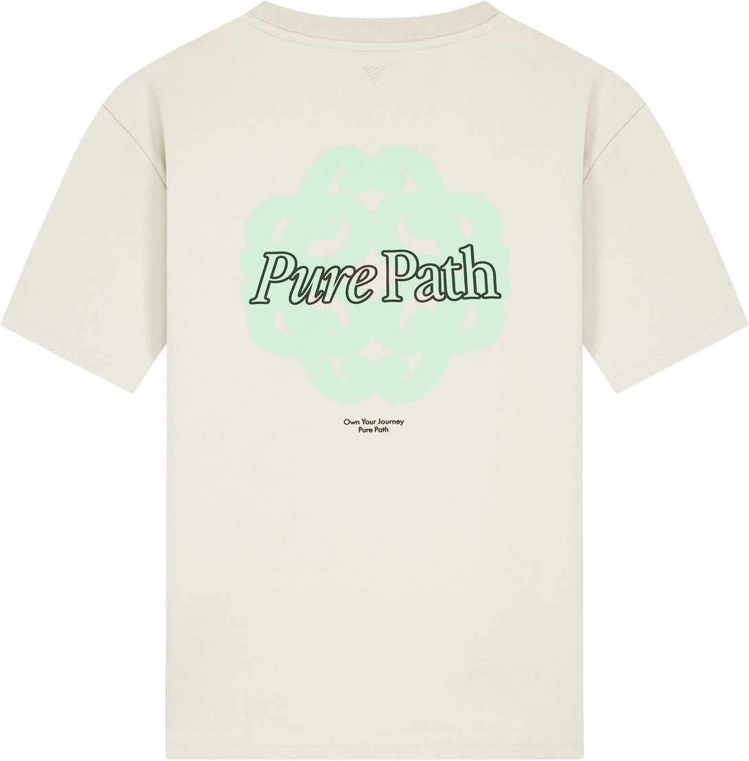 Pure Path Bold Emblem T-shirt Beige
