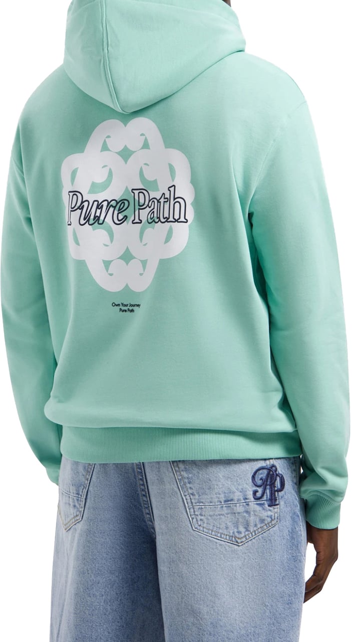Pure Path Bold Emblem Hoodie Mint groen Groen