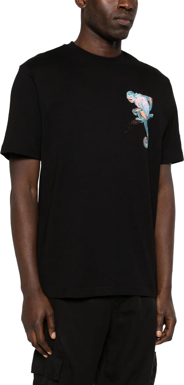 Iceberg T-shirt Black Zwart