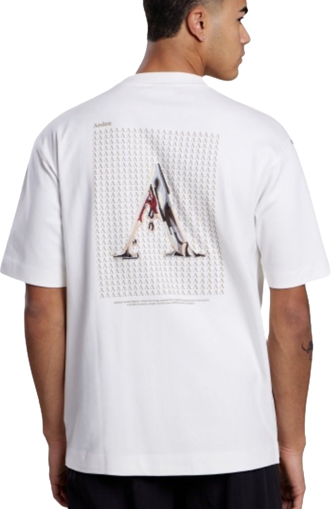 Aeden Juke Tee Off-white Wit