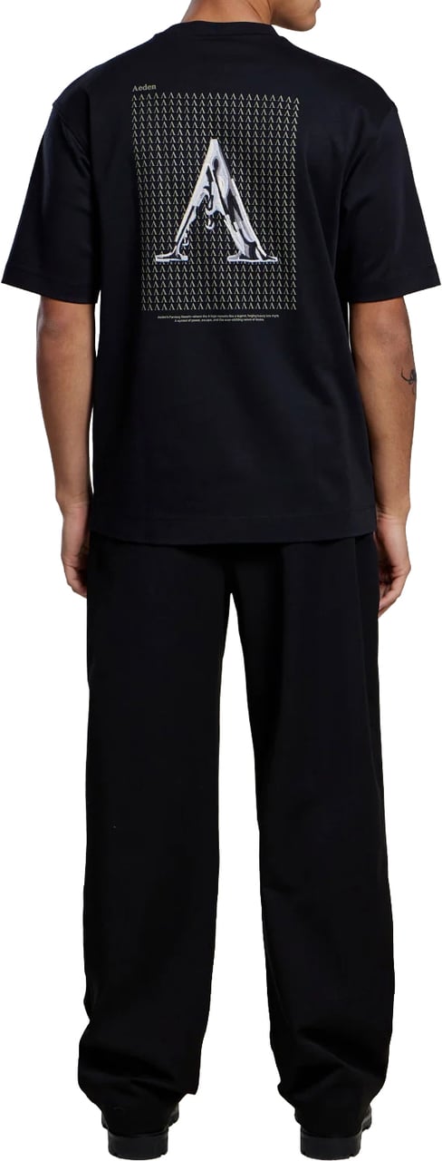 Aeden Juke Tee Black Zwart